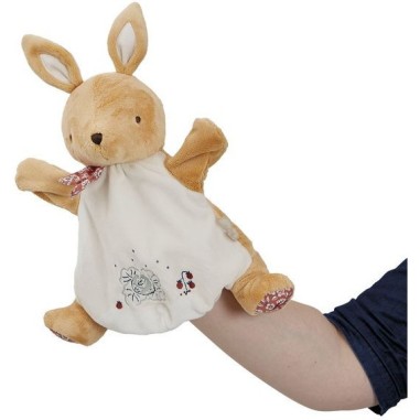 Doudou marionnette Lapin - Petites Chansons Kaloo Doudou marionnette Lapin - Petites Chansons Kaloo