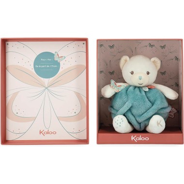 Peluche Bulle d'Amour Ours Vert 23 cm - Plume Kaloo Peluche Bulle d'Amour Ours Vert 23 cm - Plume Kaloo