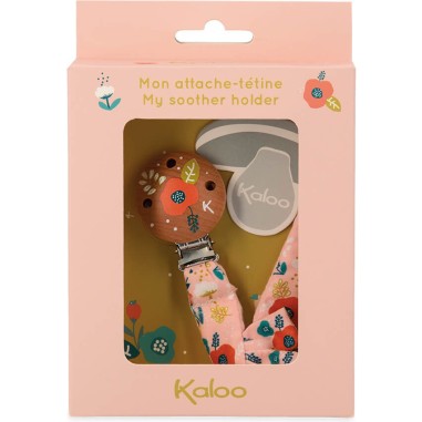 Attache Tétine Coquelicot - K'Doux Kaloo Attache Tétine Coquelicot - K'Doux Kaloo