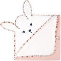 Ma cape de bain Lapin Coquelicot - K'Doux Kaloo Ma cape de bain Lapin Coquelicot - K'Doux Kaloo