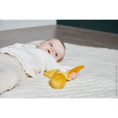 Lapinoo balle hochet lapin ocre - Kaloo Lapinoo balle hochet lapin ocre - Kaloo