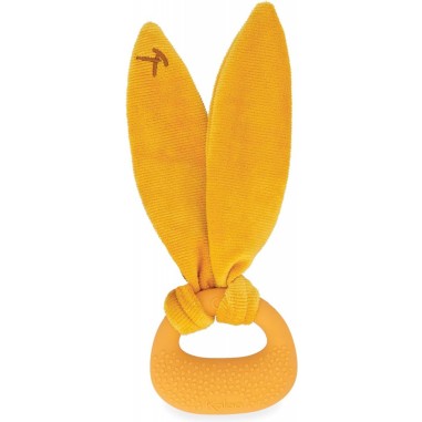 Anneau de dentition en silicone lapin - Ocre - Kaloo Anneau de dentition en silicone lapin - Ocre - Kaloo