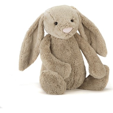 Peluche grand Lapin beige bashful - 51cm - Jellycat