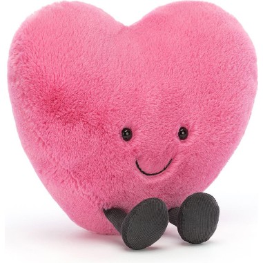 Peluche Coeur Rose Amuseable Large - Jellycat