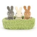 Peluche Lapins dans son nid - Jellycat