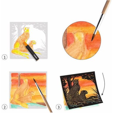 Atelier Aquarelle A Contre Jour - Djeco Atelier Aquarelle A Contre Jour - Djeco