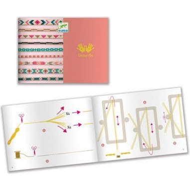 Coffret de bracelets et métier à tisser : Minuscules - Djeco Coffret de bracelets et métier à tisser : Minuscules - Djeco