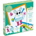 Coffret coloriage et stickers : Les animaux rigolos - Djeco