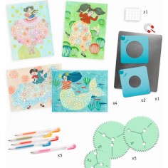 Dessin Et Coloriage - Spirales - Motifs De Robes - Djeco 2