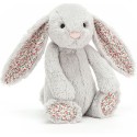 Peluche lapin silver Blossom - medium - Jellycat