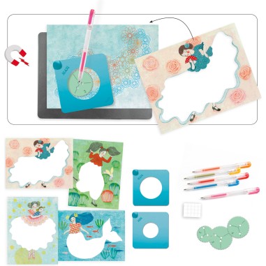 Dessin Et Coloriage - Spirales - Motifs De Robes - Djeco