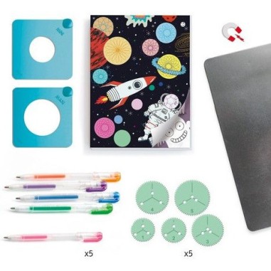 Dessin Spirales Bloc de 10 thèmes enfant dès 7 ans - Djeco Dessin Spirales Bloc de 10 thèmes enfant dès 7 ans - Djeco