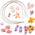 Kit créatif bijoux : Plateau d'enfilage et couronnes : Précieux - Djeco Kit créatif bijoux : Plateau d'enfilage et couronnes : Précieux - Djeco