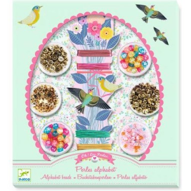 Kit de perles "oh les perles" : Alphabet - Djeco Kit de perles "oh les perles" : Alphabet - Djeco