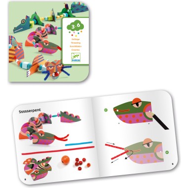 Coffret enfilage : Mes animaux à moi - Djeco Coffret enfilage : Mes animaux à moi - Djeco