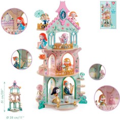 Tour de princesse Ze princess tower Arty toys de - Djeco 2
