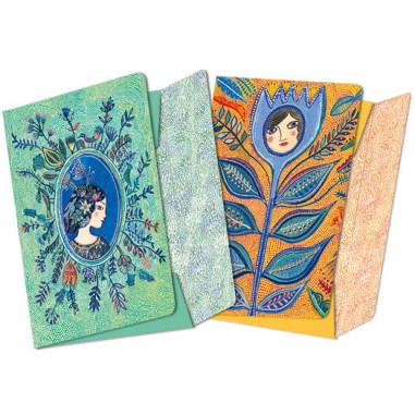 2 chemises à élastique Aurélia Lovely paper - Djeco 2 chemises à élastique Aurélia Lovely paper - Djeco