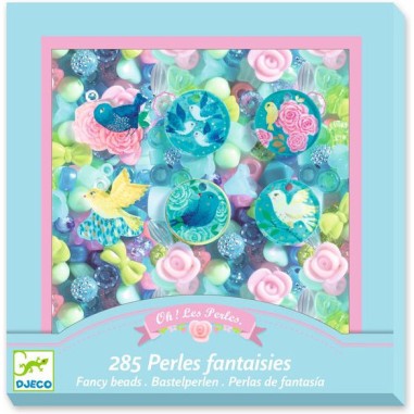 Coffret Perles Fantaisies Oiseaux - Djeco Coffret Perles Fantaisies Oiseaux - Djeco