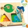 Jeu de manipulation en bois : LockBasic - Djeco