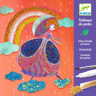 Kit créatif tableaux de perles : Féérie - Djeco Kit créatif tableaux de perles : Féérie - Djeco