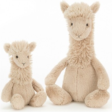 Peluche Bashful Lama - 18 cm - Jellycat Peluche Bashful Lama - 18 cm - Jellycat