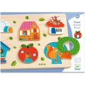 Puzzle coucou house bois - 6 pcs - Djeco Puzzle coucou house bois - 6 pcs - Djeco