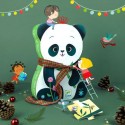Puzzles silhouettes - Léo le Panda - 24 pcs - Djeco