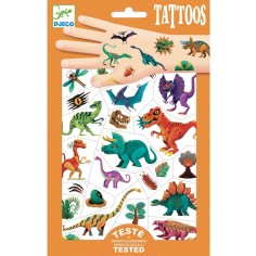 Tatouages éphémères - Dino club - Djeco