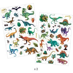 Tatouages éphémères - Dino club - Djeco 2