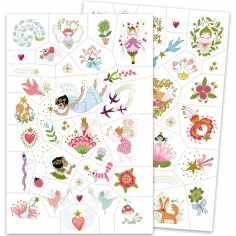 Tatouages éphémères - Fairy friends - Djeco 2