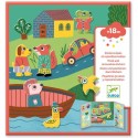 Kit Créer avec des stickers Les Animaux - Djeco