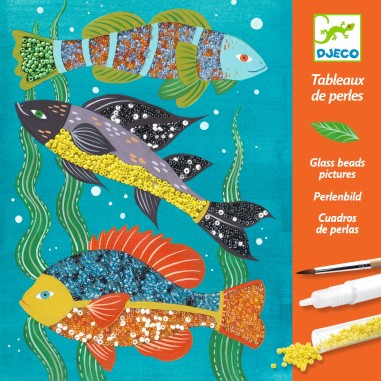 Tableaux de perles - Zoologie - Djeco Tableaux de perles - Zoologie - Djeco
