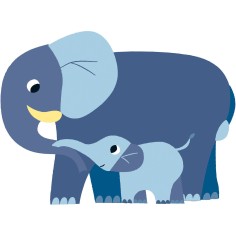 Stickers des petits Gommettes Mamans Bébés - Djeco 2