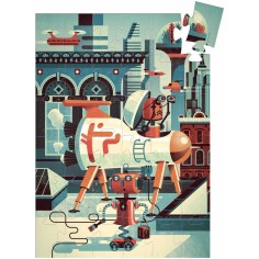 Puzzles silhouettes - Bob le robot - 36 pcs - Djeco 2