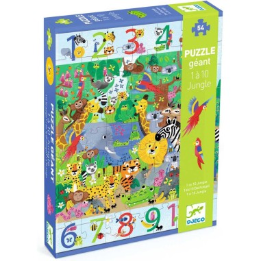 Puzzle frise Petits et Grands - 10 pièces - Djeco - Enfant dès 3 ans
