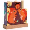 Puzzle 9 cubes en bois : Puzz-Up : Forest - Djeco