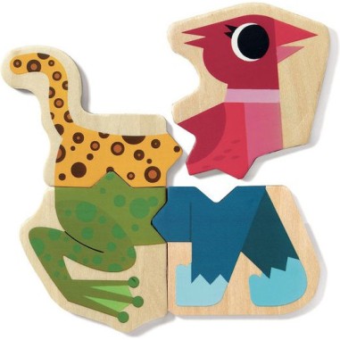 Puzzle Animaux Magnétiques : Mixanimo - Djeco Puzzle Animaux Magnétiques : Mixanimo - Djeco