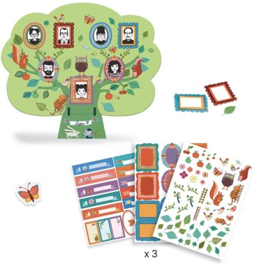 L'arbre de ma famille à créer - Do it Yourself - Djeco L'arbre de ma famille à créer - Do it Yourself - Djeco