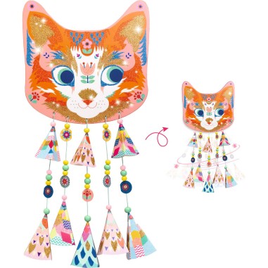 Kitty carillon à créer - Do it Yourself - Djeco Kitty carillon à créer - Do it Yourself - Djeco