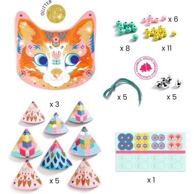 Kitty carillon à créer - Do it Yourself - Djeco Kitty carillon à créer - Do it Yourself - Djeco