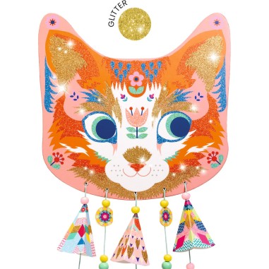 Kitty carillon à créer - Do it Yourself - Djeco Kitty carillon à créer - Do it Yourself - Djeco