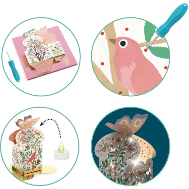 2 lanternes déco à créer Clair obscur - Do it Yourself - Djeco 2 lanternes déco à créer Clair obscur - Do it Yourself - Djeco