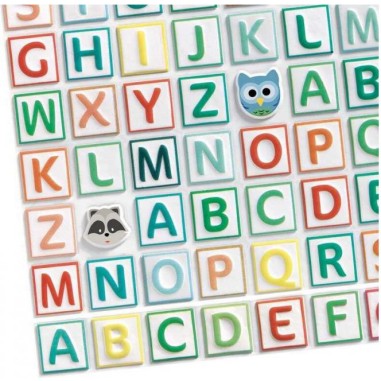 Stickers pour les petits - Gommettes alphabet - Djeco Stickers pour les petits - Gommettes alphabet - Djeco