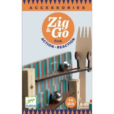Jeu de Réaction Zig & Go - Fork - 14 pcs - Djeco