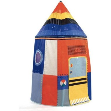 Cabane Fusée en tissu Little Big Room by - Djeco Cabane Fusée en tissu Little Big Room by - Djeco
