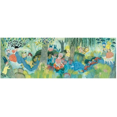 Puzzle Gallery - River Party - 350 Pièces - Djeco Puzzle Gallery - River Party - 350 Pièces - Djeco