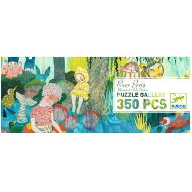 Puzzle Gallery - River Party - 350 Pièces - Djeco Puzzle Gallery - River Party - 350 Pièces - Djeco