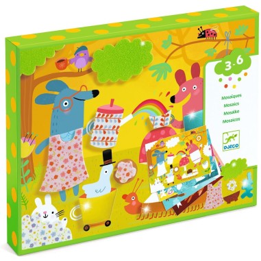 Collages pour les petits - Mousse mousse - Djeco Collages pour les petits - Mousse mousse - Djeco
