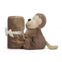 Doudou Couverture Singe Bashful - Jellycat