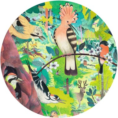 Puzzle Gallery - Owls and Birds 1000 pièces - Djeco Puzzle Gallery - Owls and Birds 1000 pièces - Djeco